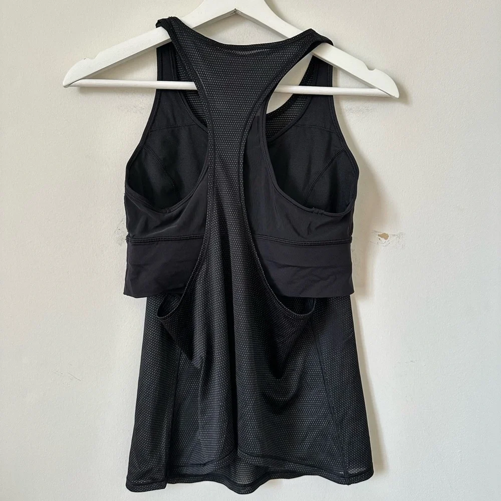 Lululemon Pushing Limits Tank Top In Black Size 6